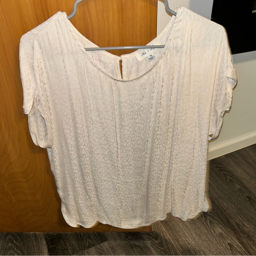 Cheetah Silk Top